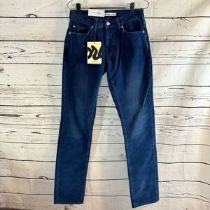 The Cords & Co Wes Corduroy Pants Indigo 28/34
